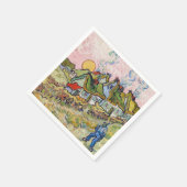 Serviette En Papier Vincent van Gogh - Maisons et figure (Coin)