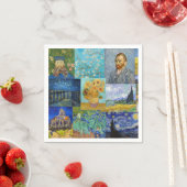 Serviette En Papier Vincent Van Gogh - Masterpieces Patchwork (En situation)