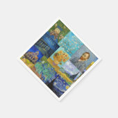 Serviette En Papier Vincent Van Gogh - Masterpieces Patchwork (Coin)