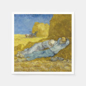 Serviette En Papier Vincent Van Gogh - Mion, Repos / Travail / Siesta (Devant)