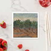 Serviette En Papier Vincent van Gogh - Olive Grove (En situation)