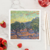 Serviette En Papier Vincent Van Gogh Olive Grove Impressionnisme Art (En situation)