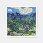 Serviette En Papier Vincent van Gogh - Oliviers aux Alpilles (Devant)