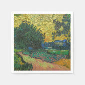Serviette En Papier Vincent van Gogh - Paysage à Twilight (Devant)