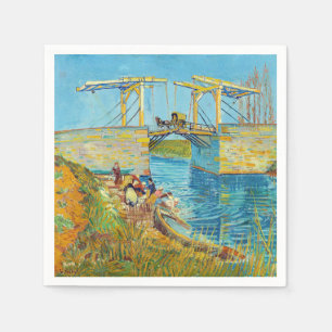 Serviette En Papier Vincent van Gogh - Pont de Langlois à Arles #1