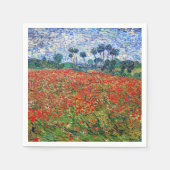 Serviette En Papier Vincent van Gogh - Poppy Field (Devant)