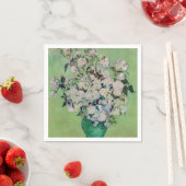 Serviette En Papier Vincent van Gogh - Rose (En situation)