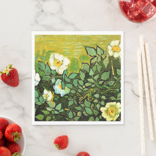 Serviette En Papier Vincent van Gogh - Roses sauvages,