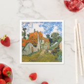 Serviette En Papier Vincent van Gogh - Rue à Auvers-sur-Oise (En situation)