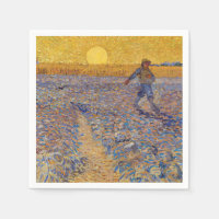 Vincent van Gogh - Sower avec réglage Sun
