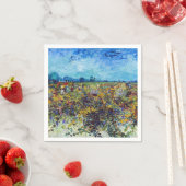 Serviette En Papier Vincent van Gogh - Vignoble vert (En situation)