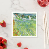 Serviette En Papier Vincent van Gogh - Vignobles à Auvers (En situation)