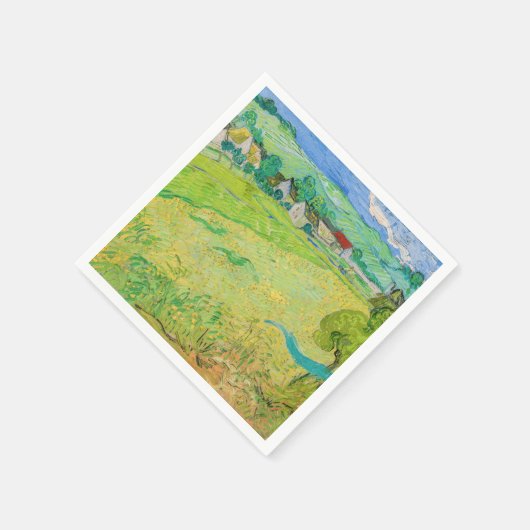 Serviette En Papier Vincent van Gogh - Vue des Vessenots près d'Auvers (Coin)