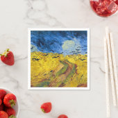 Serviette En Papier Vincent van Gogh - Wheatfield with Crows (En situation)