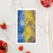 Serviette En Papier Vincent van Gogh - Wheatfield with Crows (En situation)