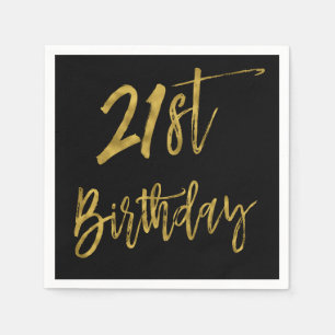 Serviette En Papier Vingt premières serviettes d'anniversaire de