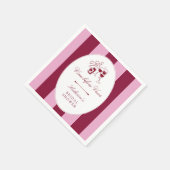 Serviette En Papier Vino Before Vows Bridal Shower (Coin)