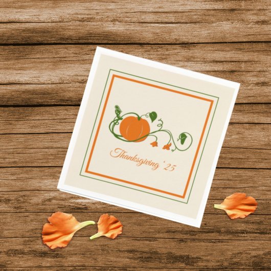 Serviette En Papier Vins citrouilles