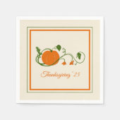 Serviette En Papier Vins citrouilles (Devant)
