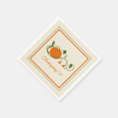 Serviette En Papier Vins citrouilles (Coin)