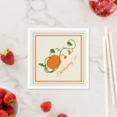 Serviette En Papier Vins citrouilles (En situation)