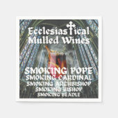 Serviette En Papier Vins Multiculés Ecclésiastiques, Moly Saint (Devant)