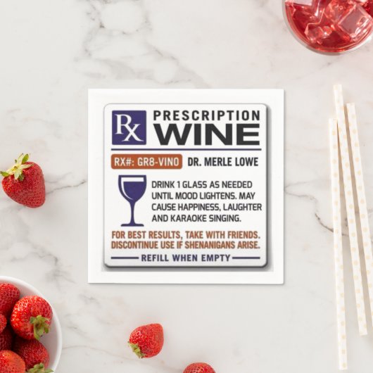 Serviette En Papier Vins - serviettes (En situation)
