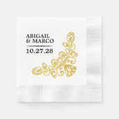 Serviette En Papier Vintage (Devant)