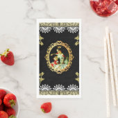 Serviette En Papier Vintage (En situation)