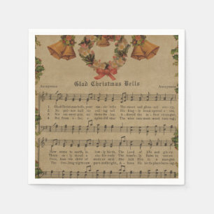 Serviette En Papier Vintage Christmas Carol