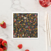 Serviette En Papier Vintage Crazy Quilt (En situation)