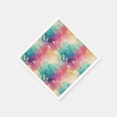 Serviette En Papier Vintage Dandelion Abstract Pattern (4) (Coin)