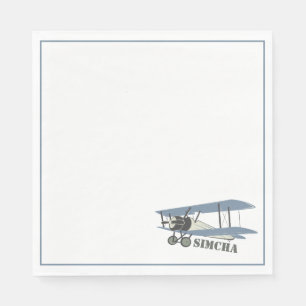 Serviette En Papier Vintage d'avion