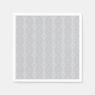 Serviette En Papier Vintage Dentelle Élégant Minimaliste Simple Élégan