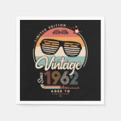 Serviette En Papier Vintage depuis 1962 (Devant)