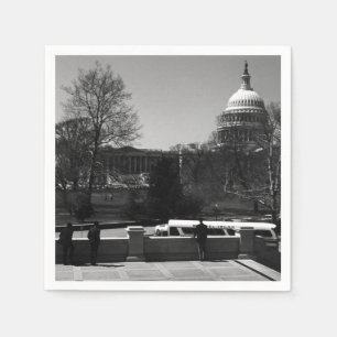 Serviette En Papier Vintage États-Unis Washington The Capitol street