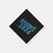 Serviette En Papier Vintage Kamala Harris 2024 (Coin)