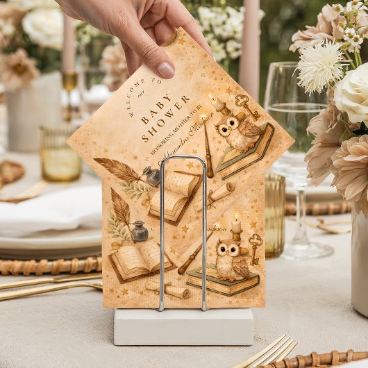 Serviette En Papier Vintage Magic Potion Baby Shower