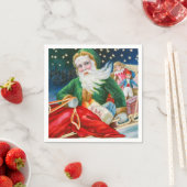 Serviette En Papier Vintage Noël (En situation)