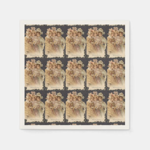 Serviette En Papier Vintage Noël Victorian Holiday Napkins