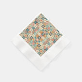 Serviette En Papier Vintage, patchwork, paré (Coin)