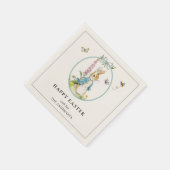 Serviette En Papier Vintage Peter lapin Joyeux Pâques (Coin)