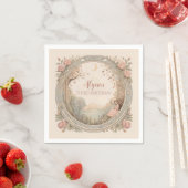 Serviette En Papier Vintage Rapunzel Fairytale (En situation)