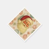 Serviette En Papier Vintage Santa Paper Napkins (Coin)
