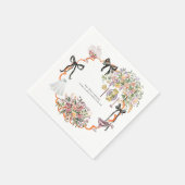 Serviette En Papier Vintage soirée d'Halloween Éffrayante (Coin)