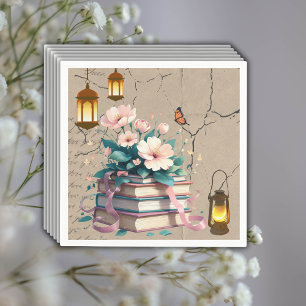 Serviette En Papier Vintage Storybook Floral Baby shower