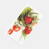 Serviette En Papier Vintage strawberries (Coin)