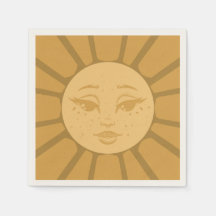 Vintage Sun Napkin