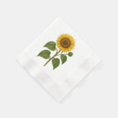 Serviette En Papier Vintage Sunflower napkins (Coin)