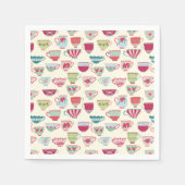 Serviette En Papier Vintage Teacup Tea Party (Devant)